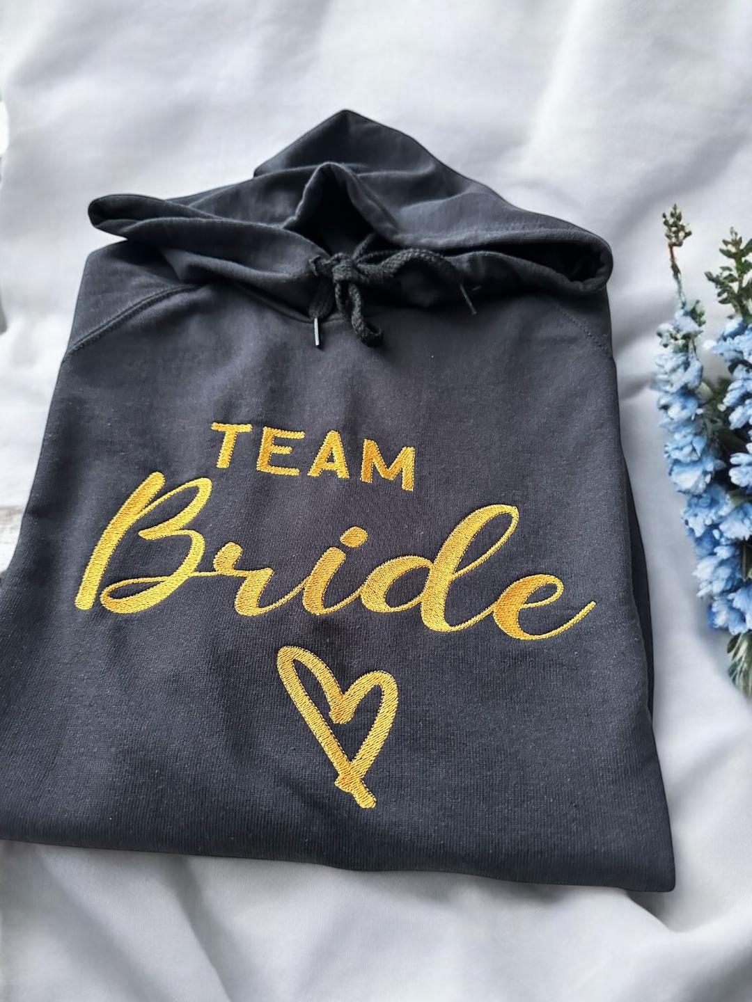 Hen Party Hoodie, Bride Hoodie Team Bride Hoodie, Bachelorette Party Hoodie, Bride Gifts, Bride Tribe Gift, Wedding Party Hoodie Bridal gift